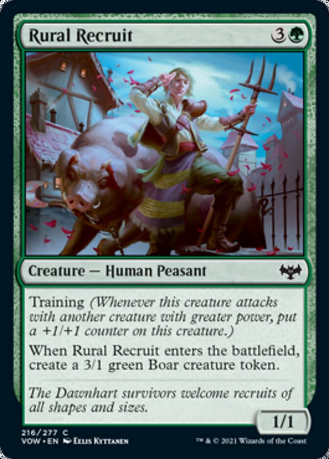 Rural Recruit [Innistrad: Crimson Vow] (VOW 216)