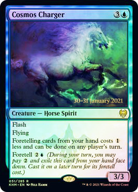 Cosmos Charger  [Kaldheim Prerelease Promos] (PKHM 51)