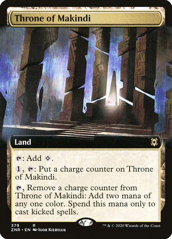 Throne of Makindi (Extended Art) [Zendikar Rising] (ZNR 379)