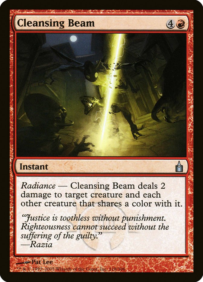 Cleansing Beam [Ravnica: City of Guilds] (RAV 118)