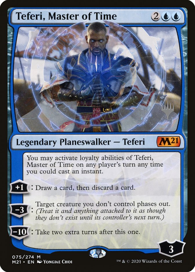 Teferi, Master of Time (Promo Pack) [Core Set 2021 Promos] (PM21 75P)