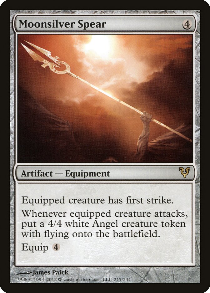 Moonsilver Spear [Avacyn Restored] (AVR 217)