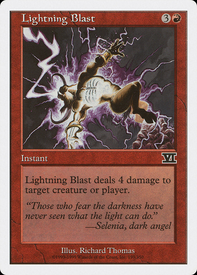 Lightning Blast [Classic Sixth Edition] (6ED 193)