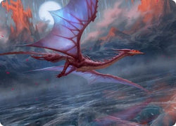 Manaform Hellkite Art Card [Innistrad: Crimson Vow Art Series] (AVOW 46)
