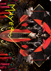 Gift of Fangs Art Card (Gold-Stamped Signature) [Innistrad: Crimson Vow Art Series] (AVOW 34)