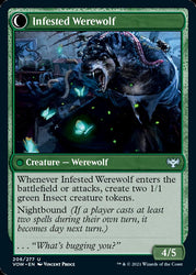 Infestation Expert // Infested Werewolf [Innistrad: Crimson Vow] (VOW 206)