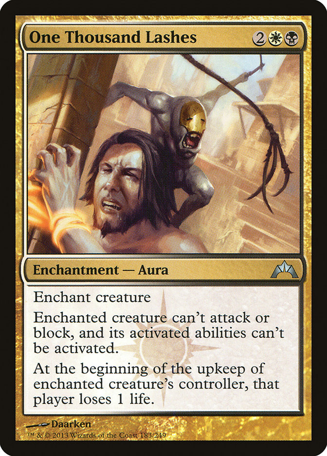 One Thousand Lashes [Gatecrash] (GTC 183)