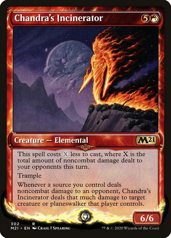 Chandra's Incinerator (Showcase) [Core Set 2021] (M21 302)