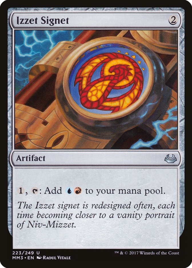Izzet Signet [Modern Masters 2017] (MM3 223)