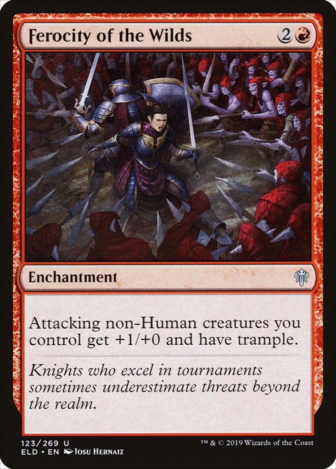 Ferocity of the Wilds [Throne of Eldraine] (ELD 123)