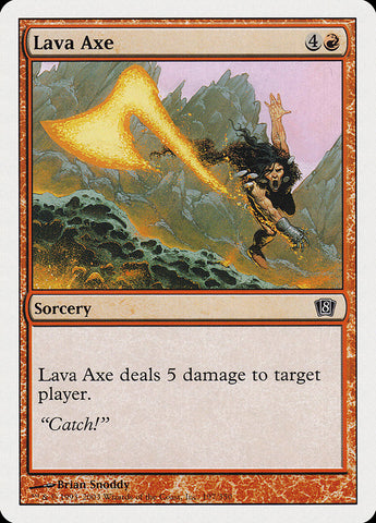 Lava Axe [Eighth Edition] (8ED 197)
