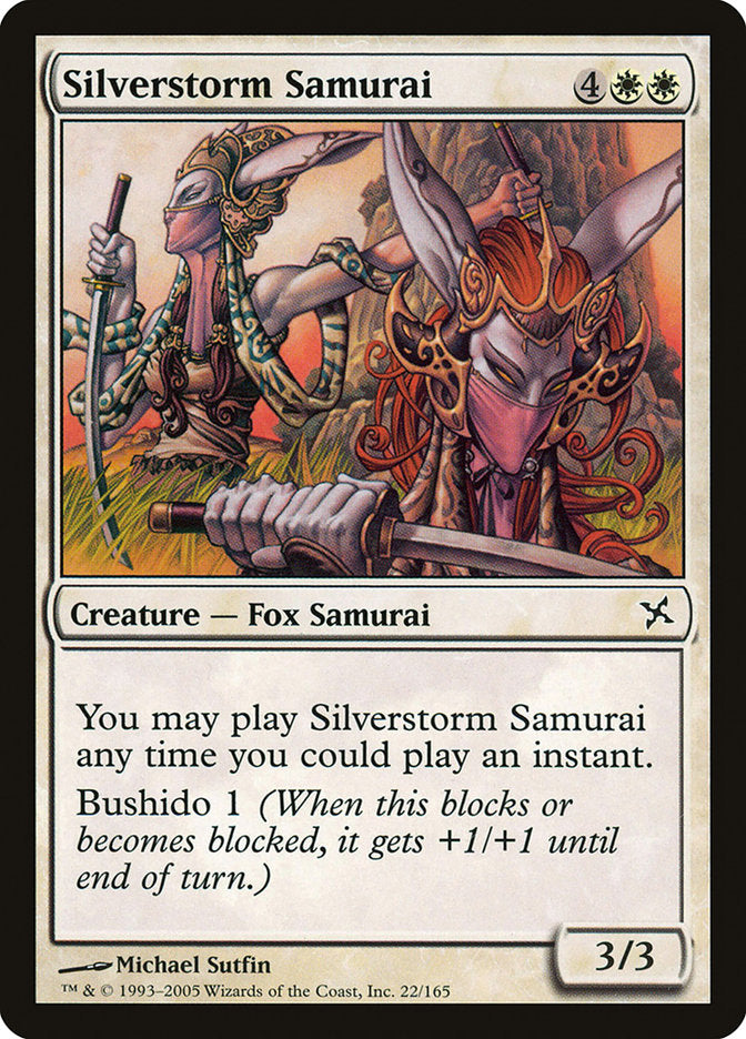Silverstorm Samurai [Betrayers of Kamigawa] (BOK 22)