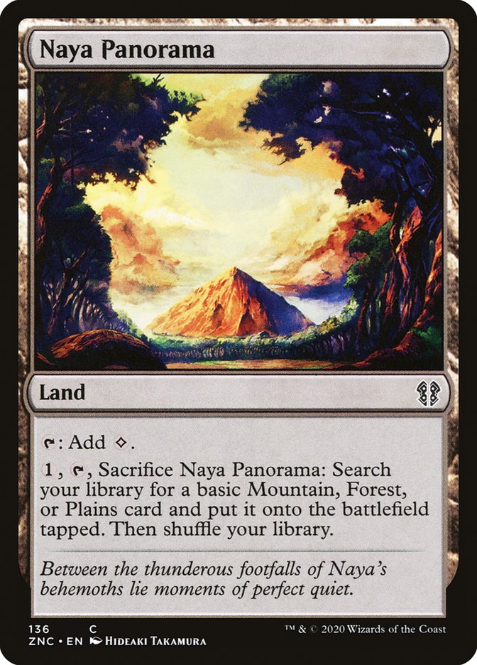 Naya Panorama [Zendikar Rising Commander] (ZNC 136)