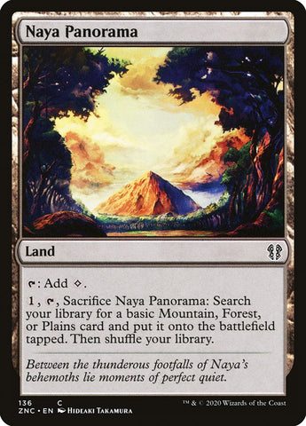 Naya Panorama [Zendikar Rising Commander] (ZNC 136)