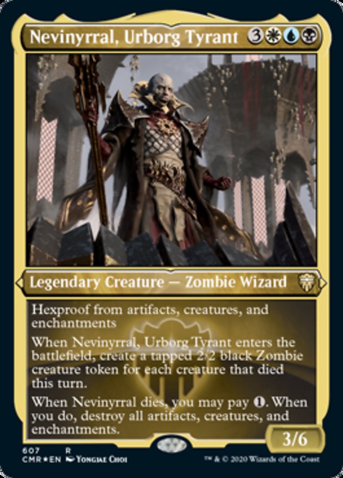 Nevinyrral, Urborg Tyrant [Commander Legends Etched] (PCMR 607)