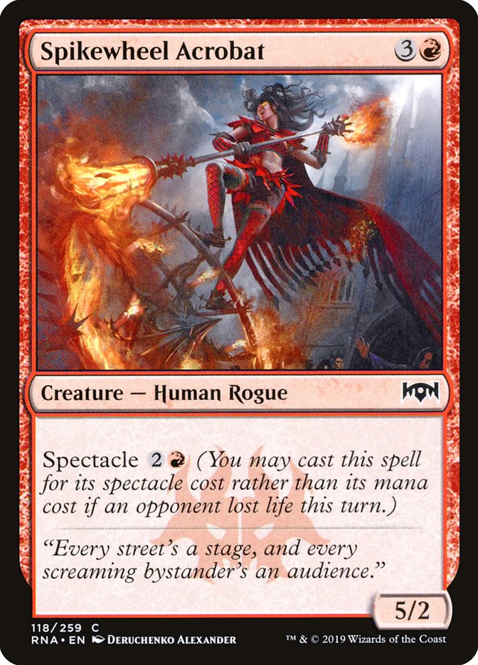 Spikewheel Acrobat [Ravnica Allegiance] (RNA 118)