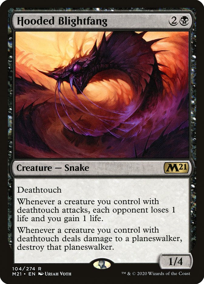 Hooded Blightfang [Core Set 2021] (M21 104)