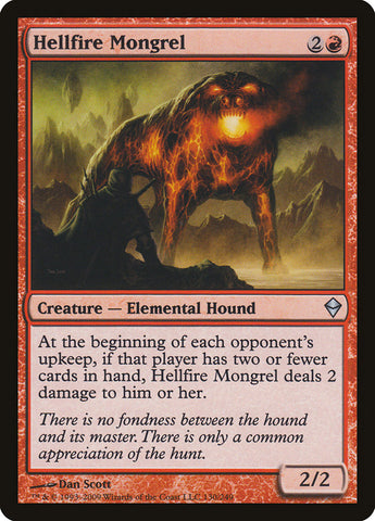 Hellfire Mongrel [Zendikar] (ZEN 130)