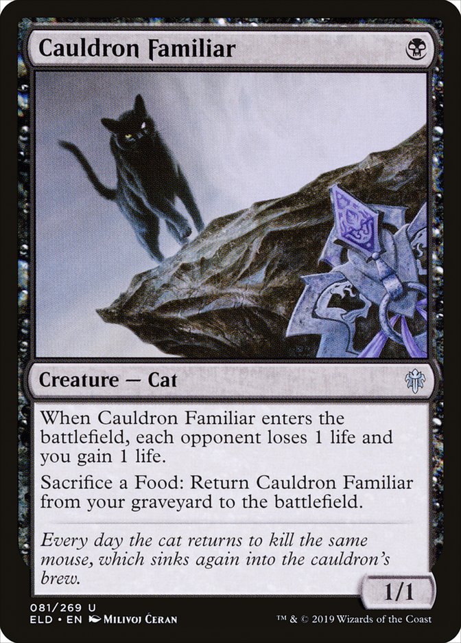 Cauldron Familiar [Throne of Eldraine] (ELD 81)