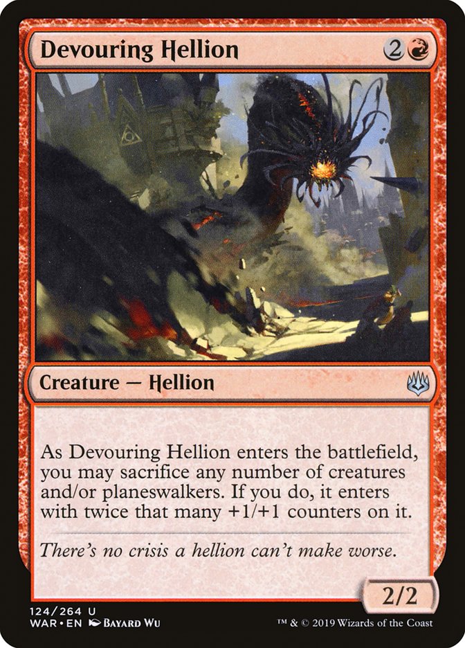 Devouring Hellion [War of the Spark] (WAR 124)