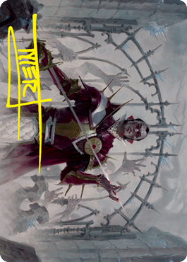 Cemetery Gatekeeper Art Card (Gold-Stamped Signature) [Innistrad: Crimson Vow Art Series] (AVOW 39)