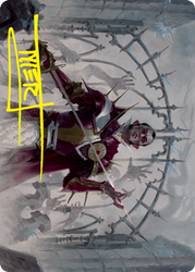 Cemetery Gatekeeper Art Card (Gold-Stamped Signature) [Innistrad: Crimson Vow Art Series] (AVOW 39)