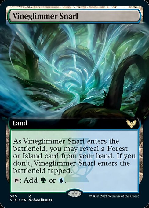 Vineglimmer Snarl (Extended) [Strixhaven: School of Mages] (STX 365)