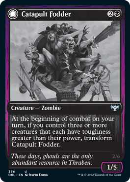 Catapult Fodder // Catapult Captain [Innistrad: Double Feature] (DBL 366)