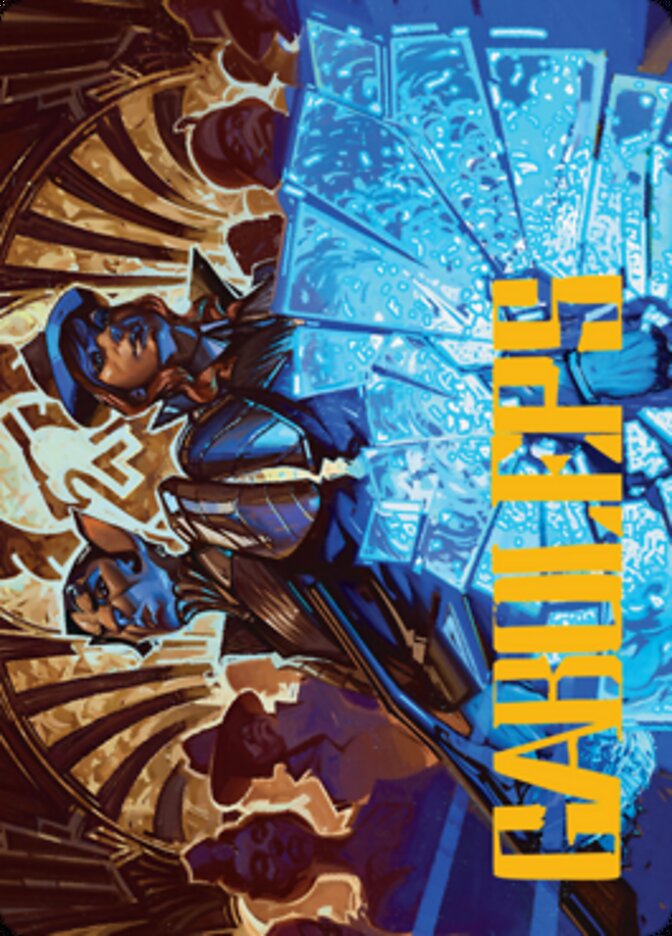 Contractual Safeguard Art Card (Gold-Stamped Signature) [Streets of New Capenna Art Series] (ASNC 50)