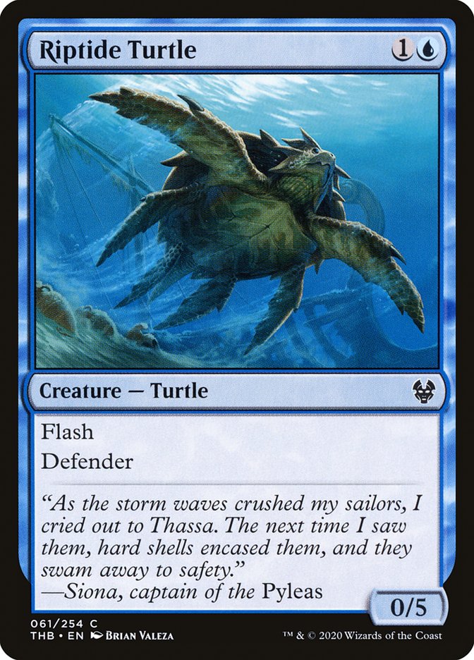 Riptide Turtle [Theros Beyond Death] (THB 61)