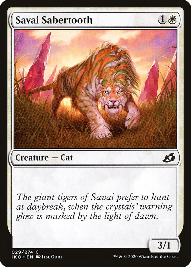 Savai Sabertooth [Ikoria: Lair of Behemoths] (IKO 29)