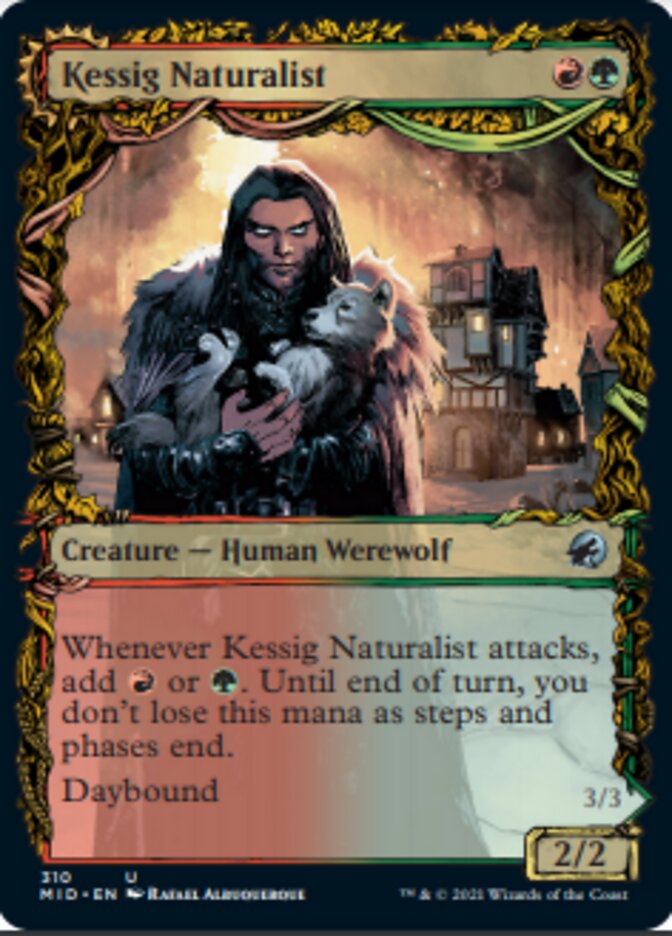 Kessig Naturalist // Lord of the Ulvenwald (Showcase Equinox) [Innistrad: Midnight Hunt] (MID 310)
