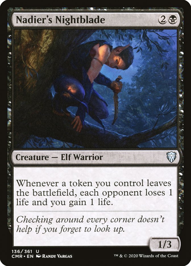 Nadier's Nightblade [Commander Legends] (CMR 136)