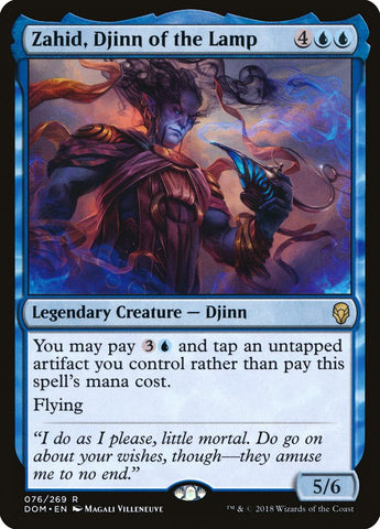 Zahid, Djinn of the Lamp [Dominaria] (DOM 76)