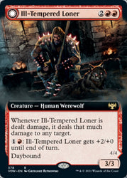 Ill-Tempered Loner // Howlpack Avenger (Extended) [Innistrad: Crimson Vow] (VOW 378)