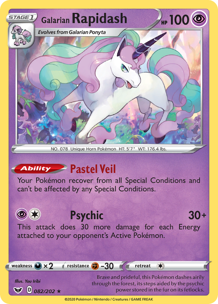 Galarian Rapidash (82/202) [Sword & Shield: Base Set]