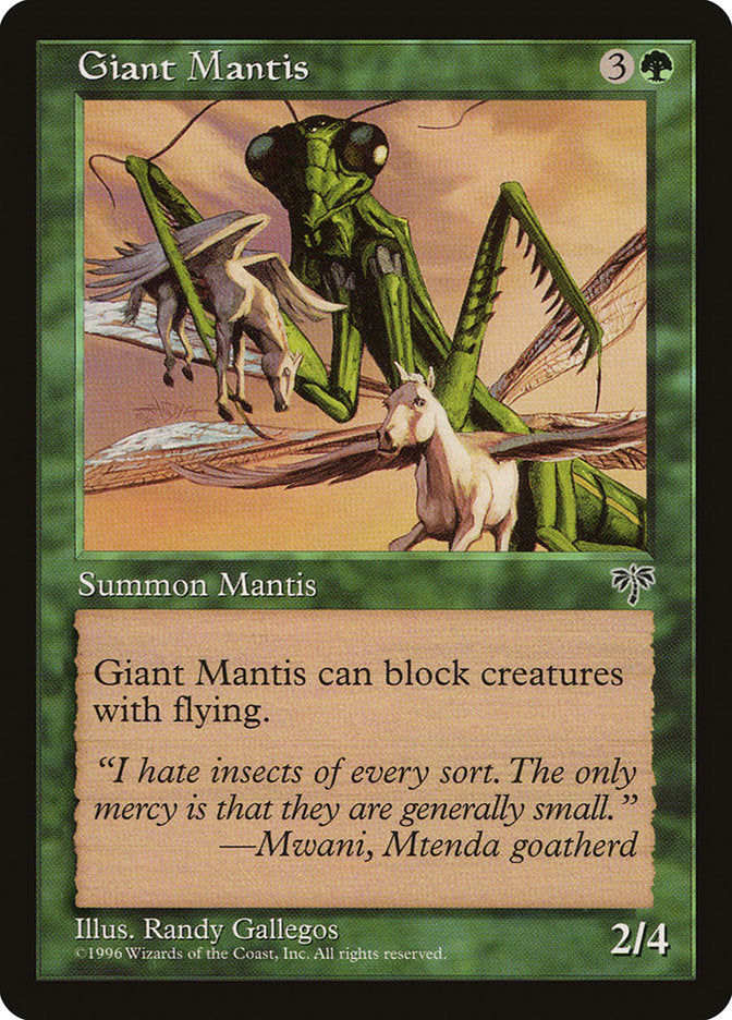 Giant Mantis [Mirage] (MIR 218)