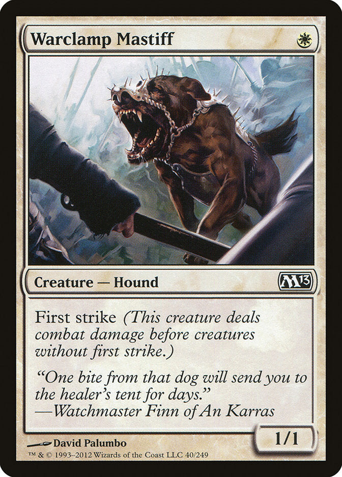 Warclamp Mastiff [Magic 2013] (M13 40)