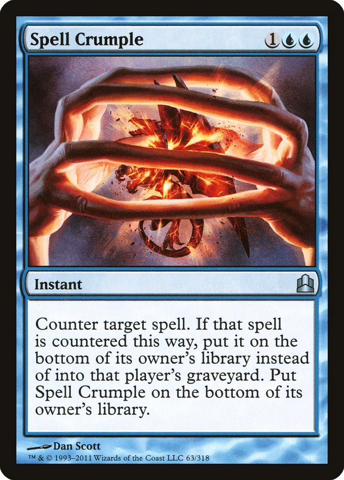 Spell Crumple [Commander 2011] (CMD 63)