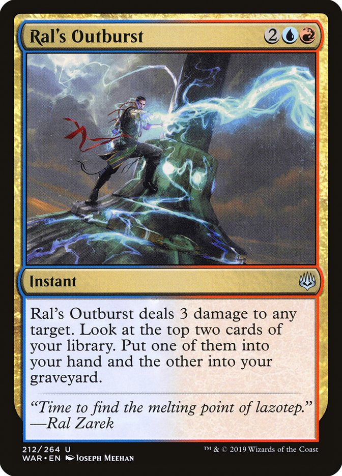 Ral's Outburst [War of the Spark] (WAR 212)