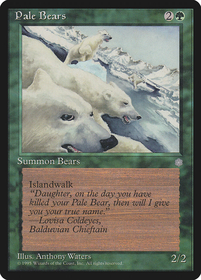 Pale Bears [Ice Age] (ICE 256)