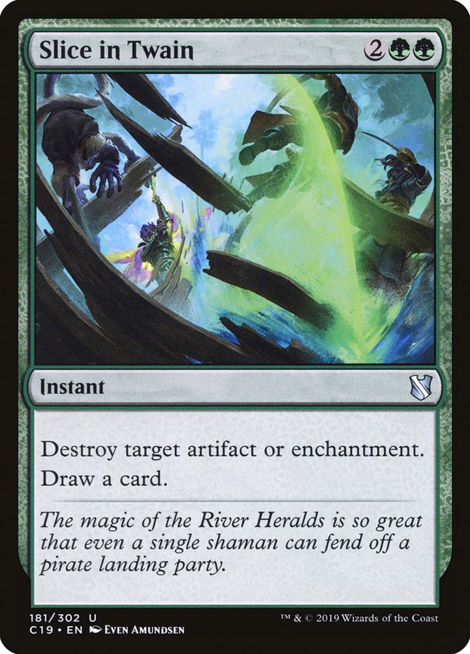 Slice in Twain [Commander 2019] (C19 181)