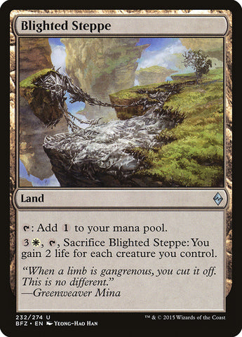 Blighted Steppe [Battle for Zendikar] (BFZ 232)