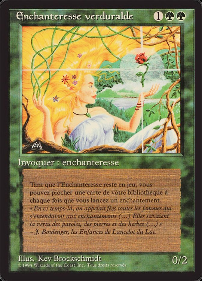 Verduran Enchantress [Foreign Black Border] (FBB 223)