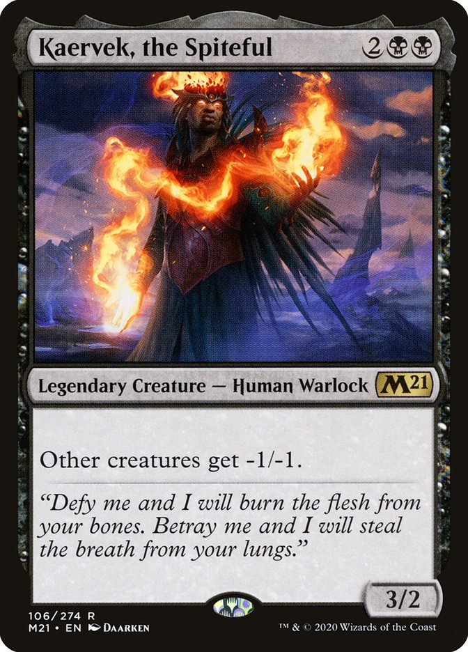 Kaervek, the Spiteful [Core Set 2021] (M21 106)