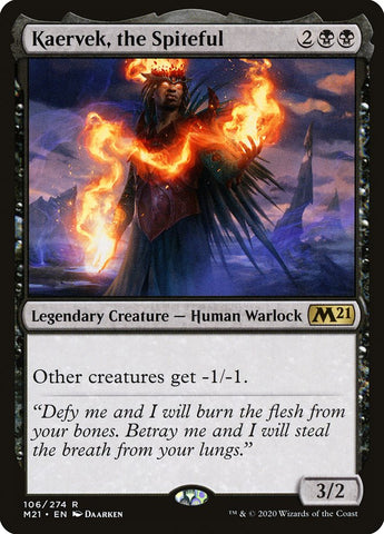 Kaervek, the Spiteful [Core Set 2021] (M21 106)
