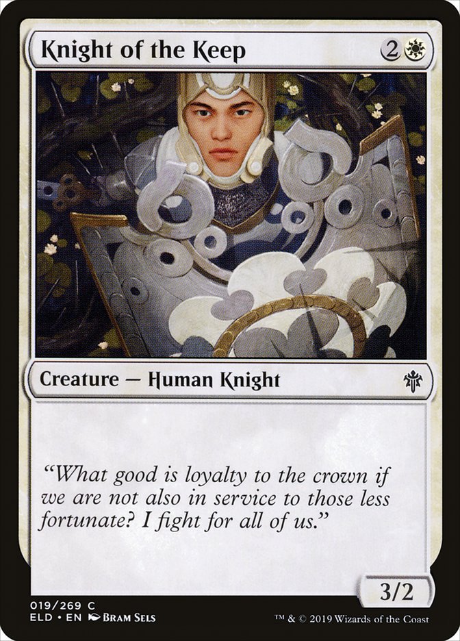 Knight of the Keep [Throne of Eldraine] (ELD 19)