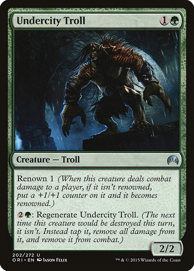 Undercity Troll [Magic Origins] (ORI 202)
