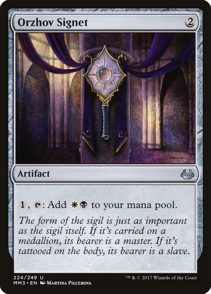Orzhov Signet [Modern Masters 2017] (MM3 224)