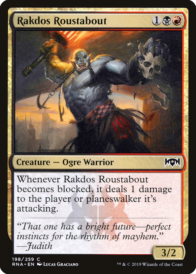 Rakdos Roustabout [Ravnica Allegiance] (RNA 198)